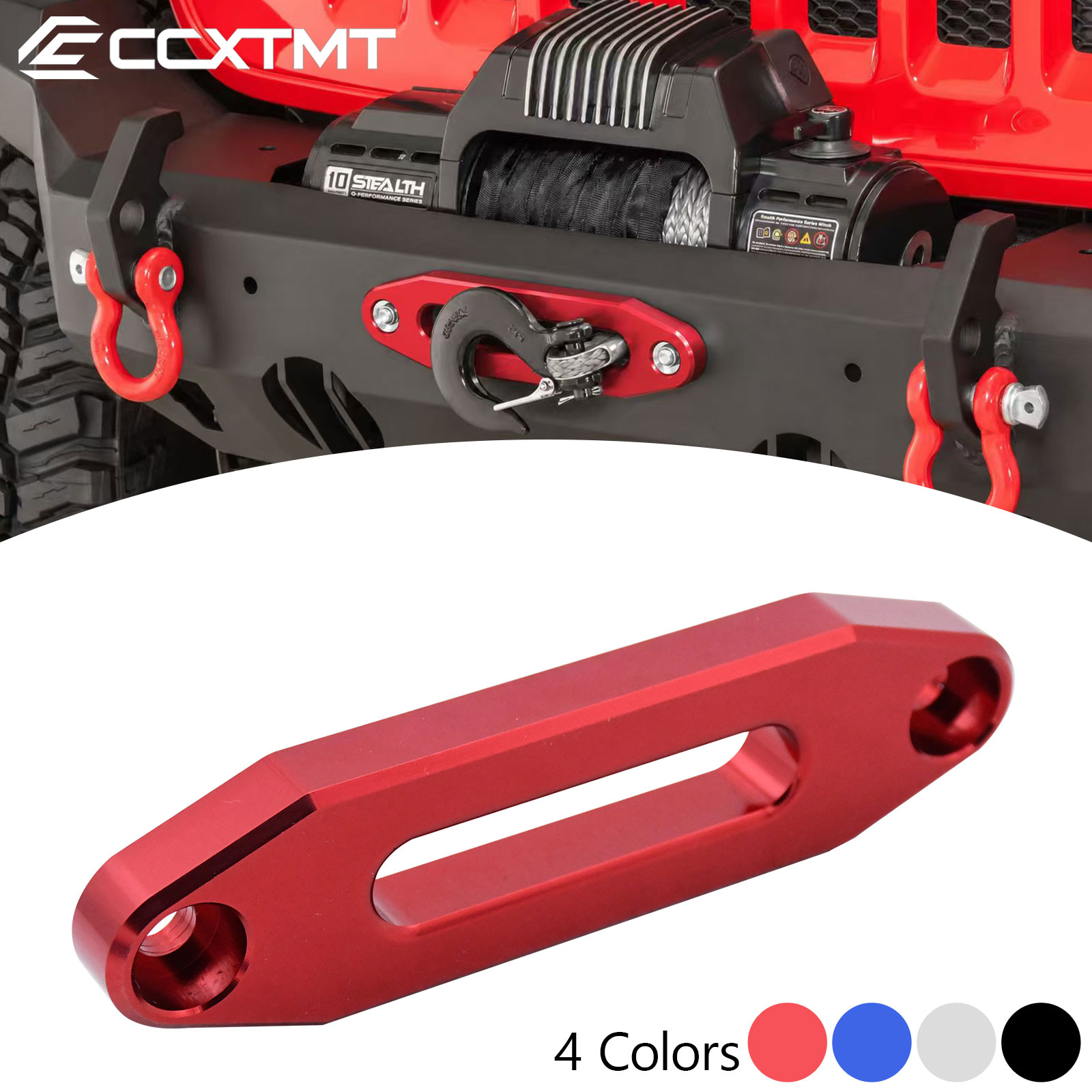 Winch Fairlead Hawse Aluminum - 2000-3500 LBS Syntetyczna lina do wciągarki