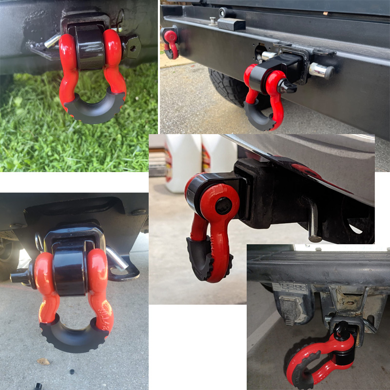D Ring Shackle 3/4 - 2-calowy uchwyt zaciskowy do przyczepy, 3/4-calowy