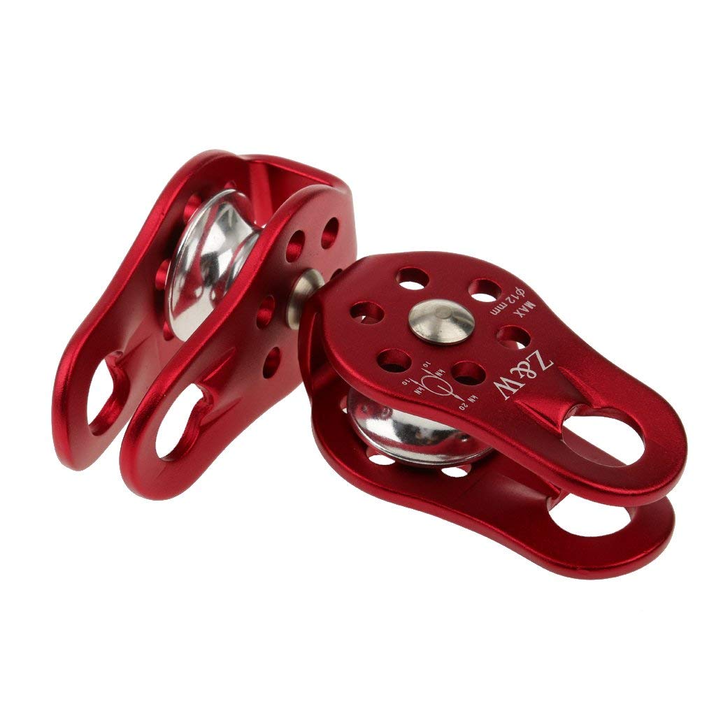 Snatch Block Pulley 10 Ton - 2 sztuk 20KN Rock koło pasowe