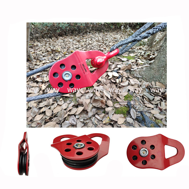Snatch Block Pulley 10 Ton - Wciągarka terenowa 10-tonowa z ruchomą nylonową