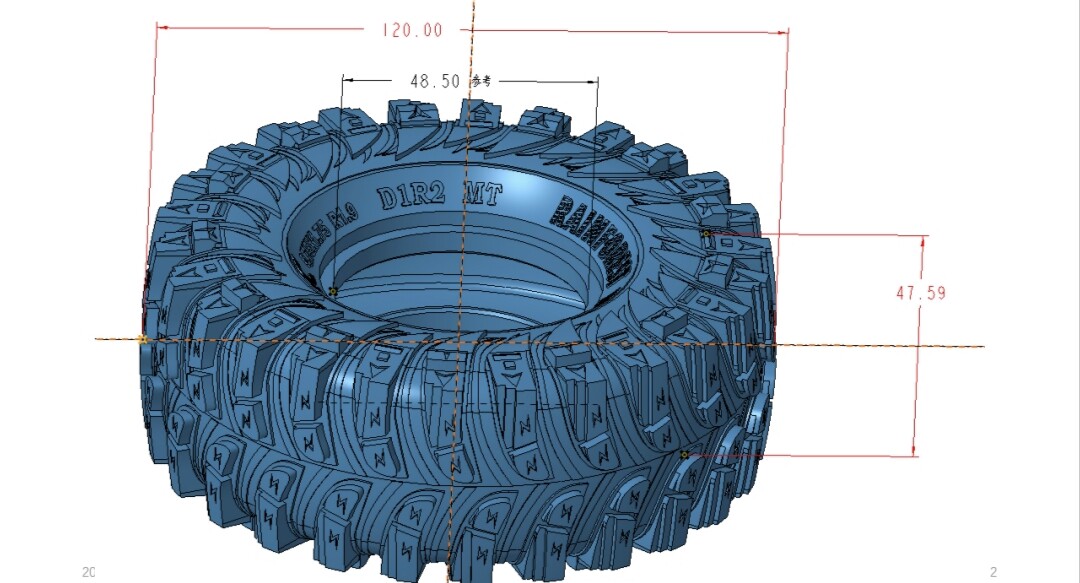 D1RC 4 szt. 1/10 1.9