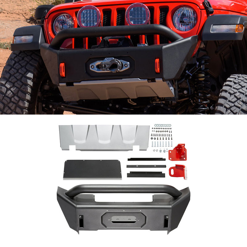 Stalowy, krótki zderzak przedn – Winch Bumper Mount Plate recenzja i cena