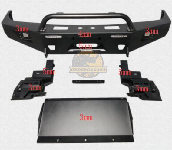Przedni zderzak do samochodu,  – Winch Bumper Mount Plate recenzja i cena