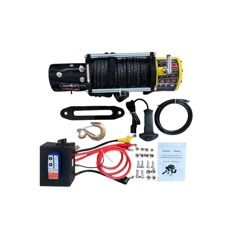 Wciągarka elektryczna 4x4 12V  – Winch 12000Lb Synthetic Rope recenzja i cena