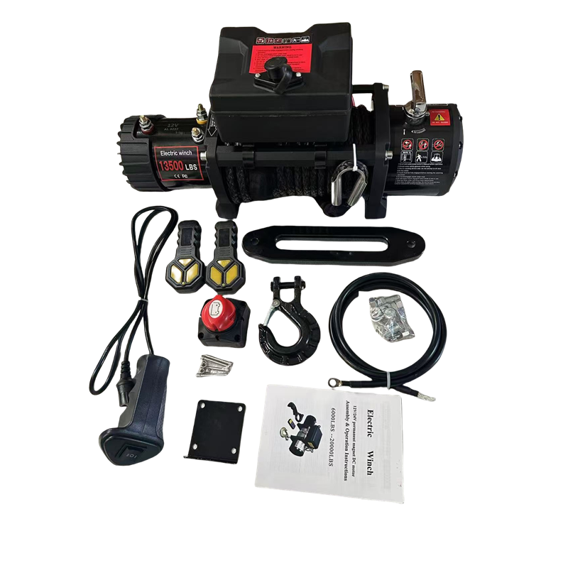 Wciągarka elektryczna 4x4 12V  – Winch 12000Lb Synthetic Rope recenzja i cena