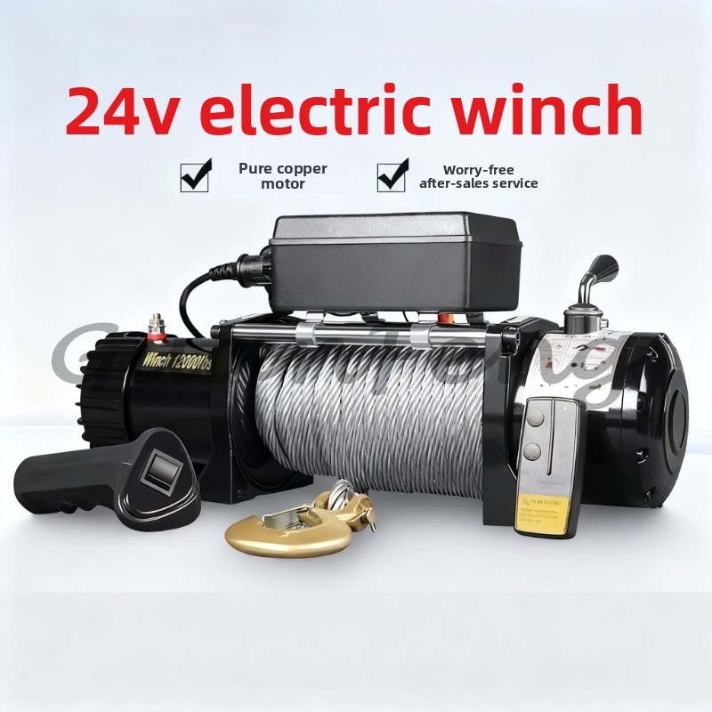 Elektryczna wciągarka, podnośn – Winch 9500Lb Electric 12V recenzja i cena