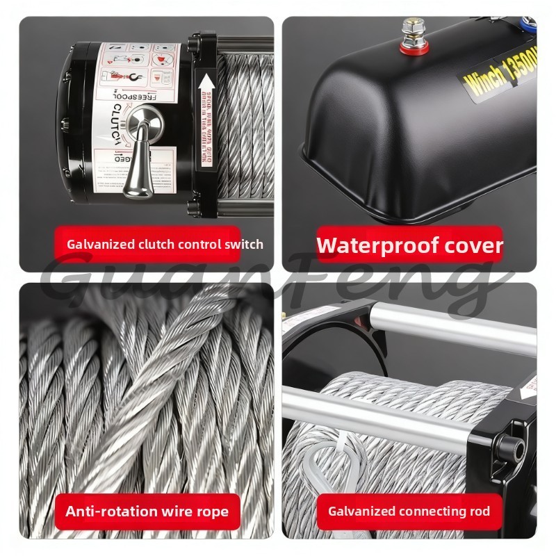 Elektryczna wciągarka, podnośn – Winch 9500Lb Electric 12V recenzja i cena