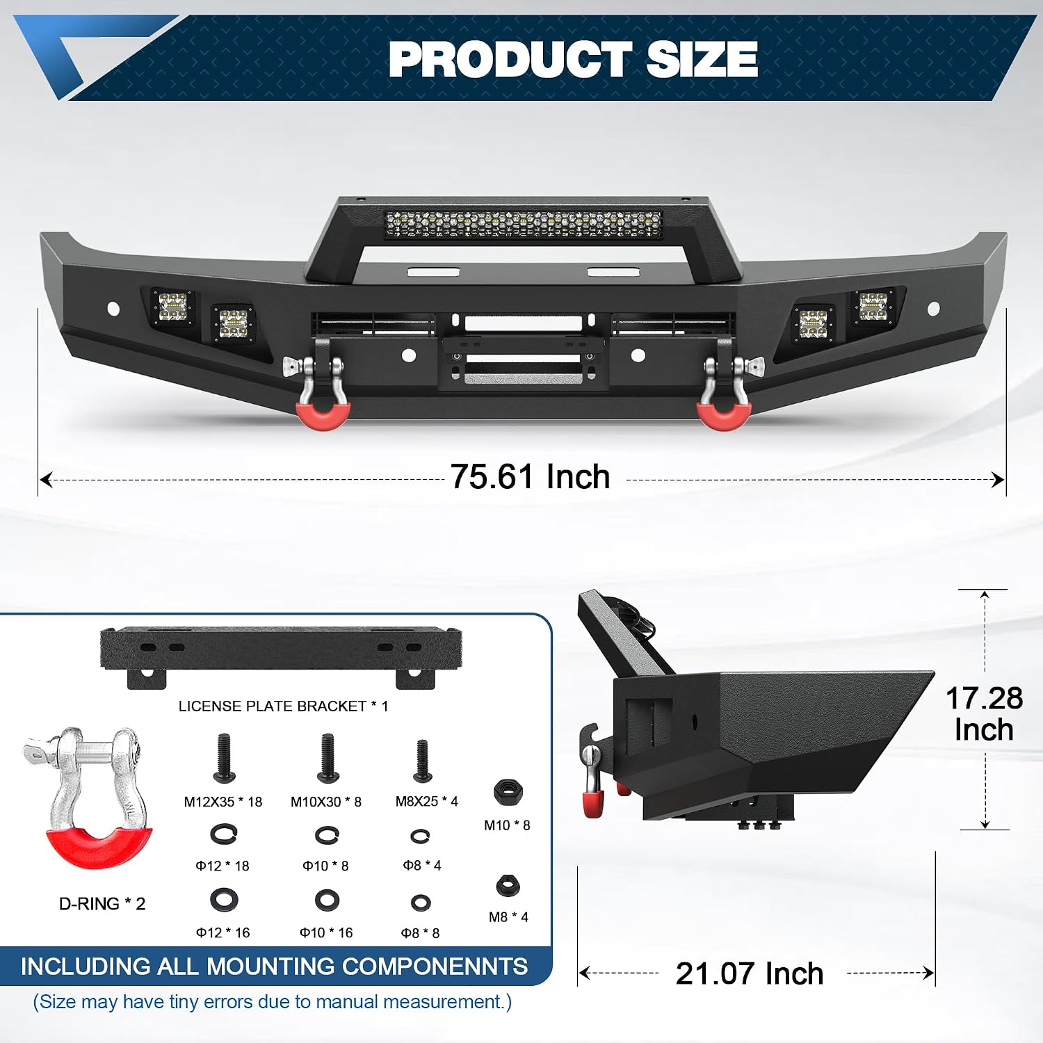 Przedni zderzak off-roadowy ty – Winch Bumper Mount Plate recenzja i cena