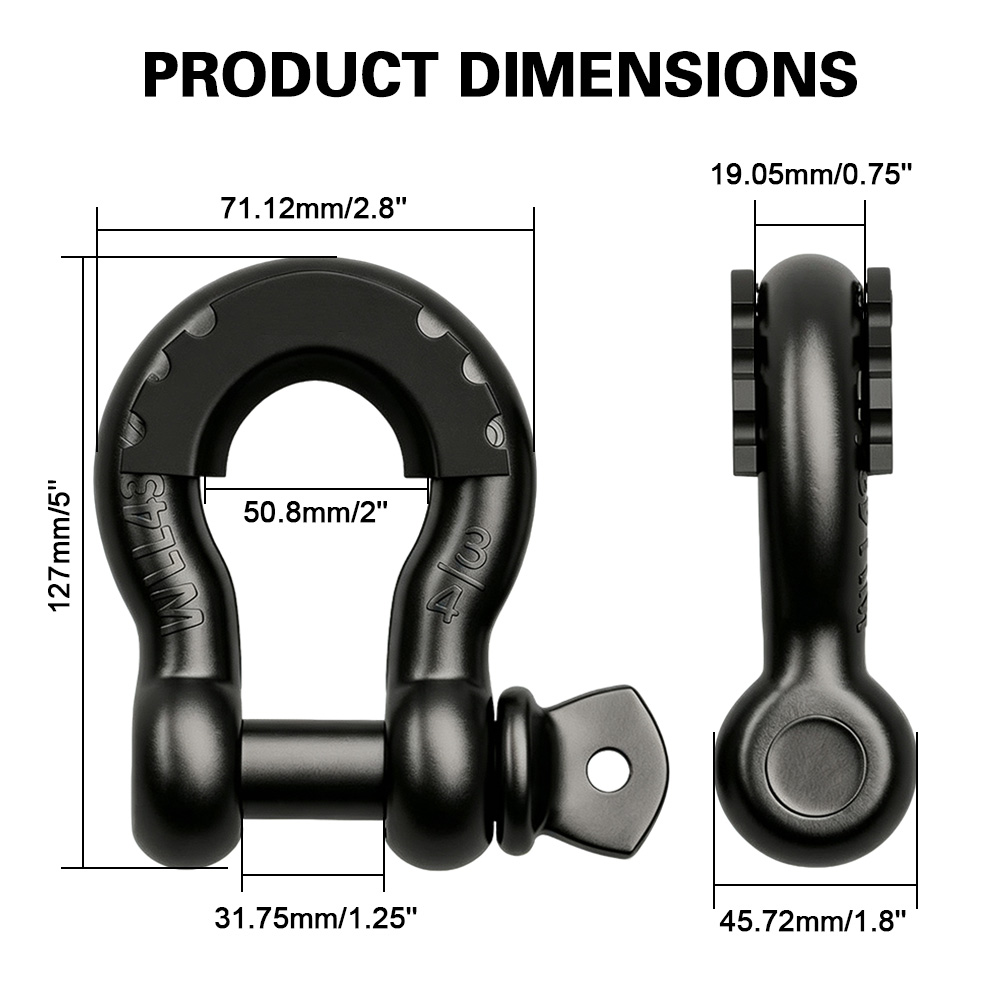 2 szt. haków typu D 3/4 cala o – D Ring Shackle 3/4 recenzja i cena