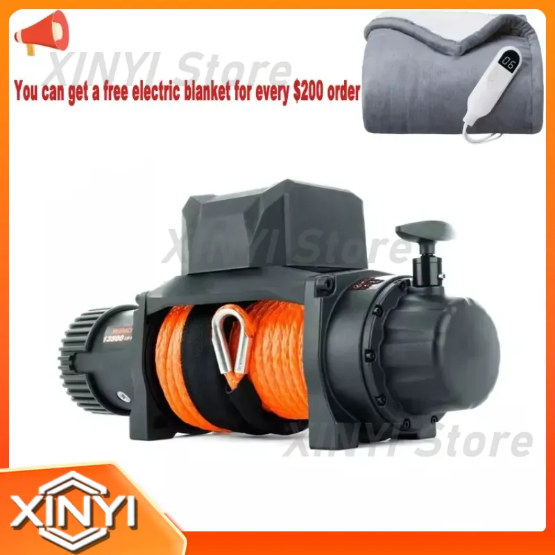 KOOD Elektryczna wciągarka 24V – Winch 12000Lb Synthetic Rope recenzja i cena