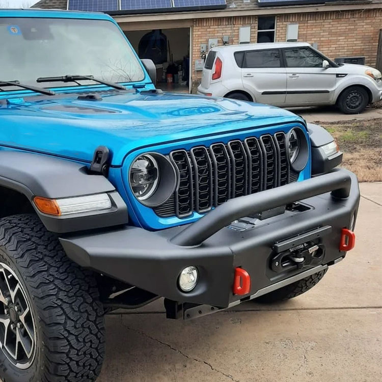 Stalowy, czarny, sportowy prze – Winch Bumper Mount Plate recenzja i cena
