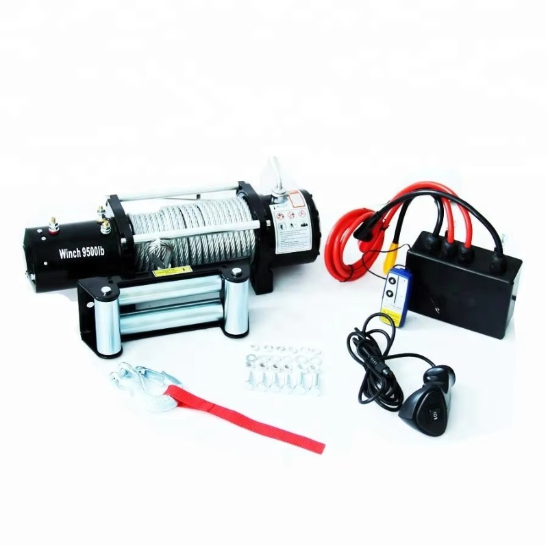 Mała elektryczna wciągarka/ład – Winch 9500Lb Electric 12V recenzja i cena