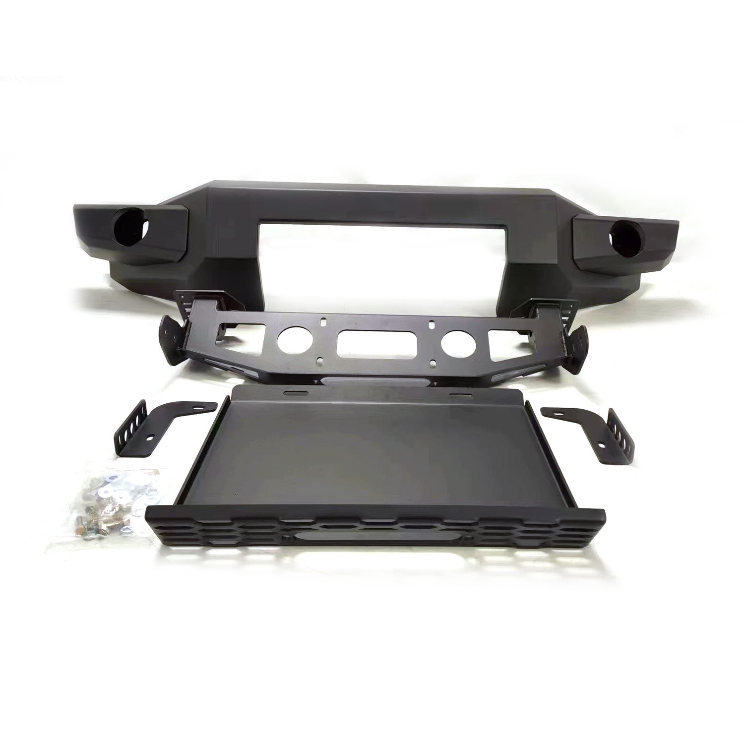 Teksturowany czarny przedni zd – Winch Bumper Mount Plate recenzja i cena