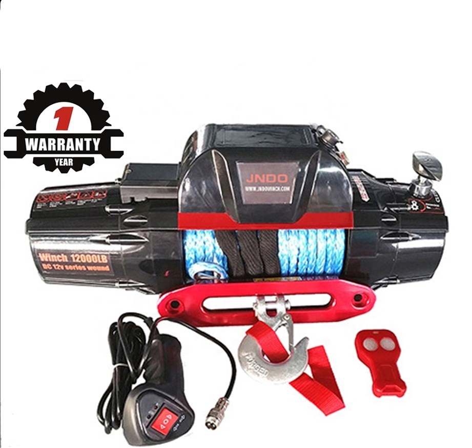 Wciągarki elektryczne 12V z li – Winch 12000Lb Synthetic Rope recenzja i cena