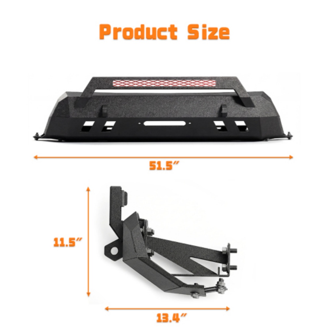 Stalowy przedni zderzak z osło – Winch Bumper Mount Plate recenzja i cena