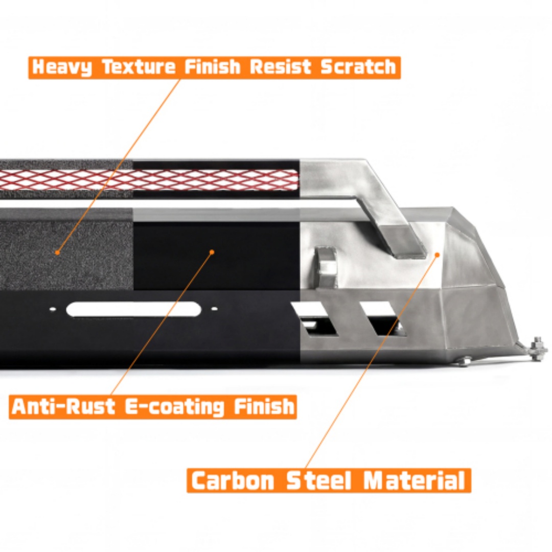 Stalowy przedni zderzak z osło – Winch Bumper Mount Plate recenzja i cena